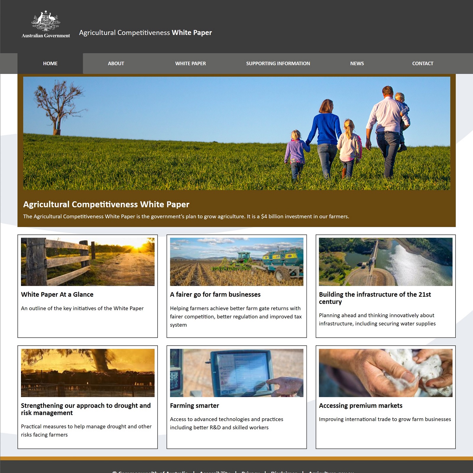 Agriculture Competitivness White Paper