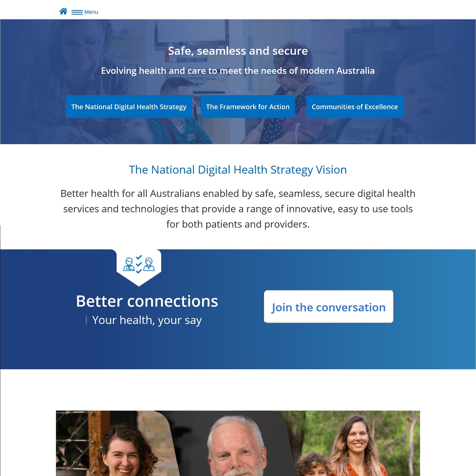 Conversation Digital Health website screenshot