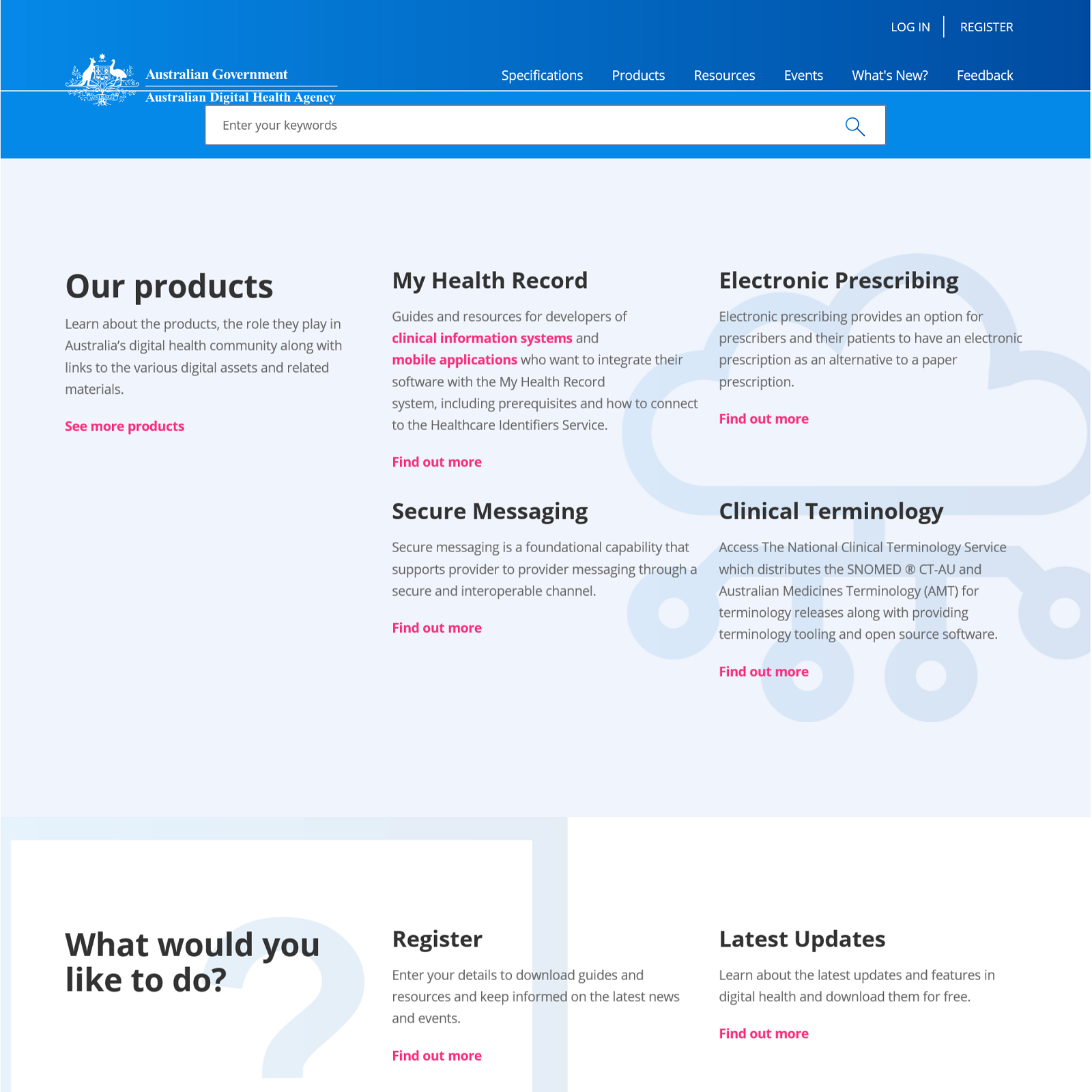 Developer Digital Health website screenshot