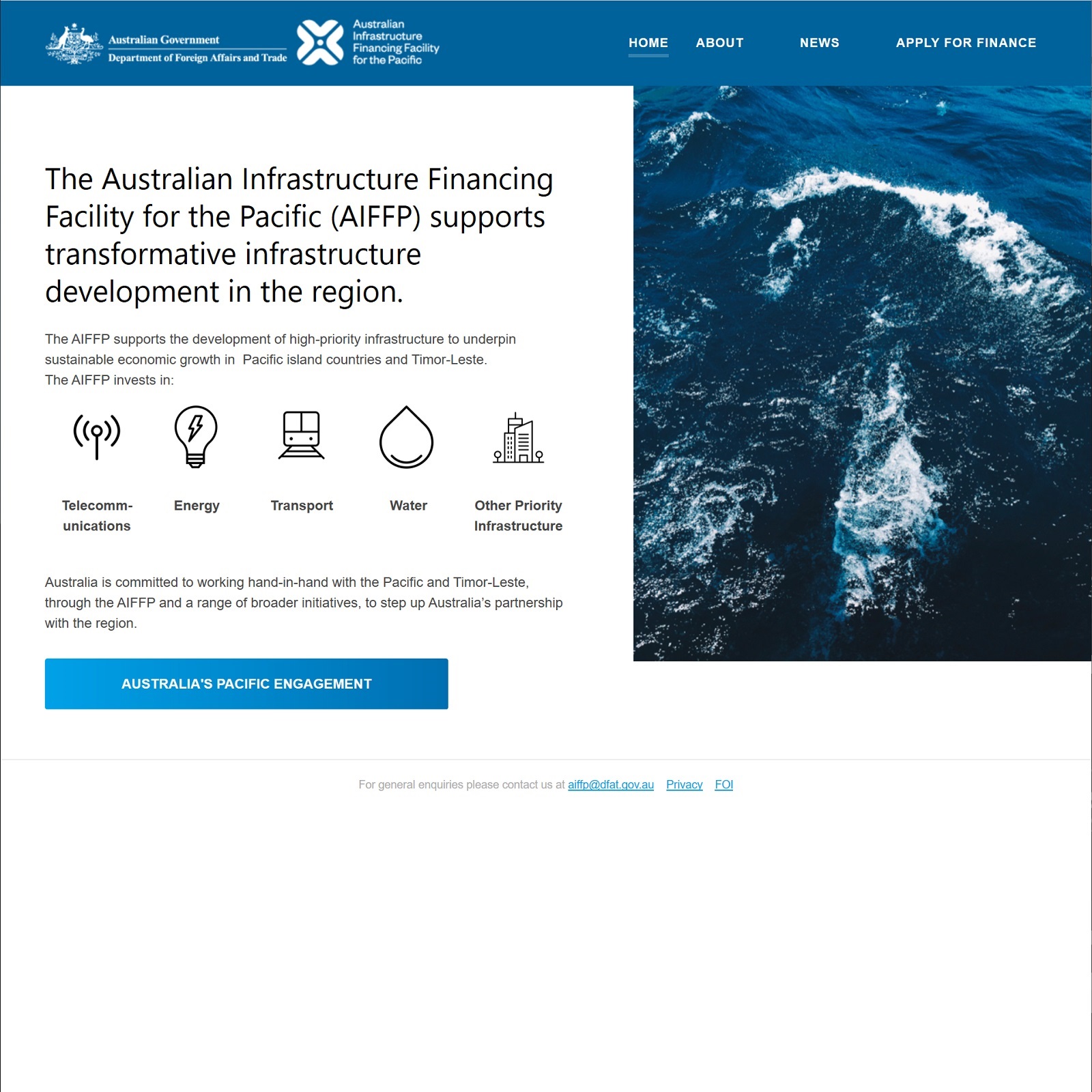 Australian Infrastructure Financing Facility for the Pacific