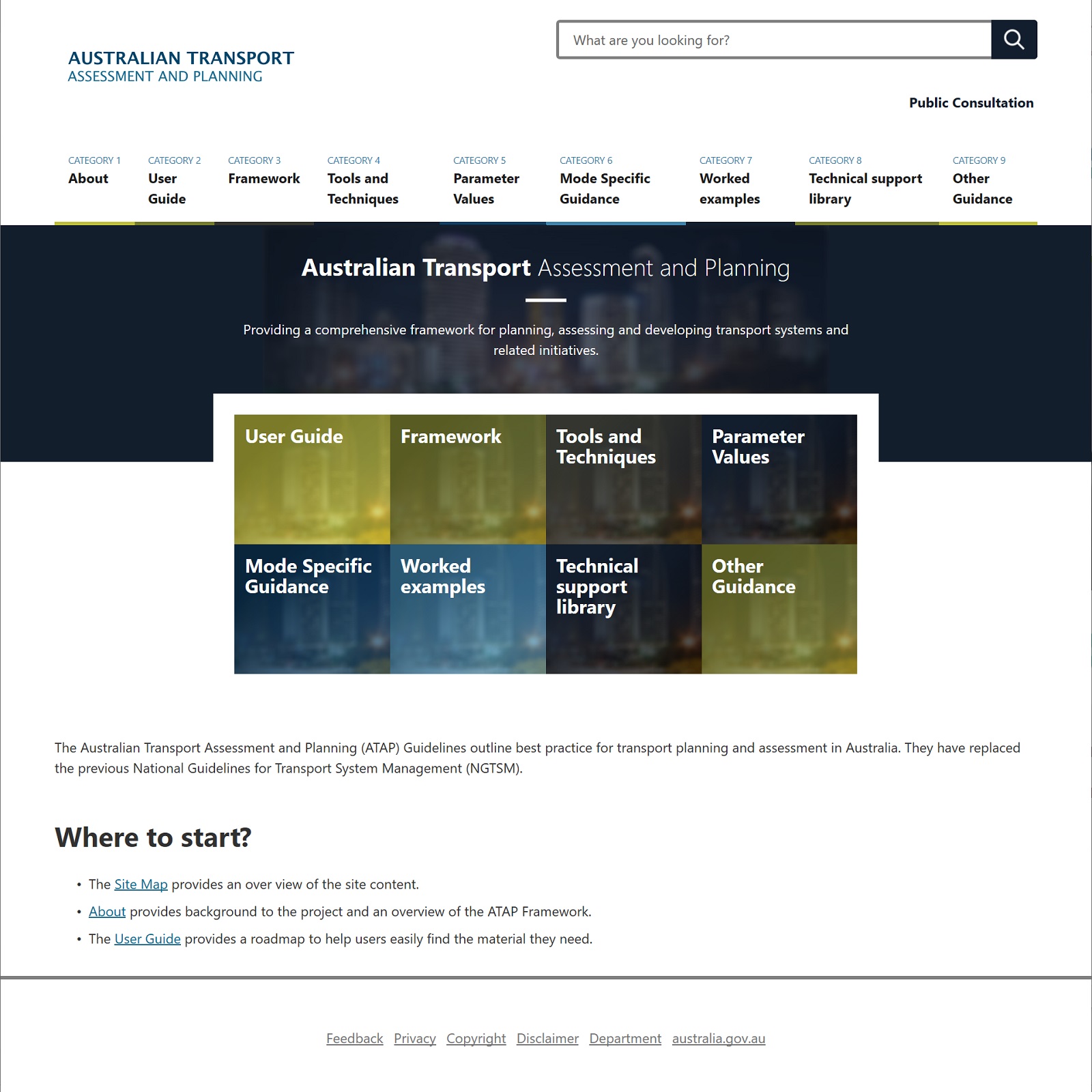 Australian Transport Assessment and Planning