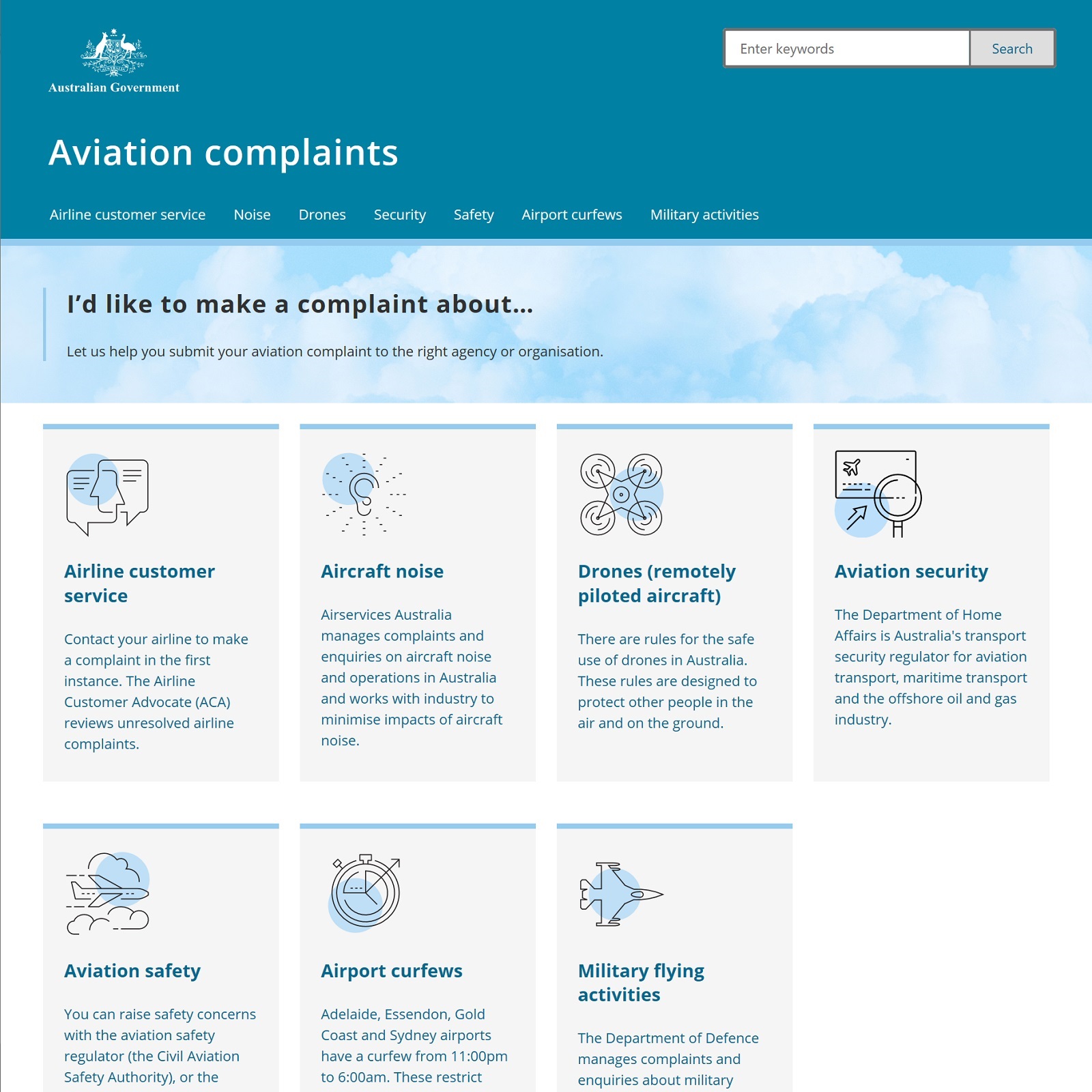 Aviation Complaints
