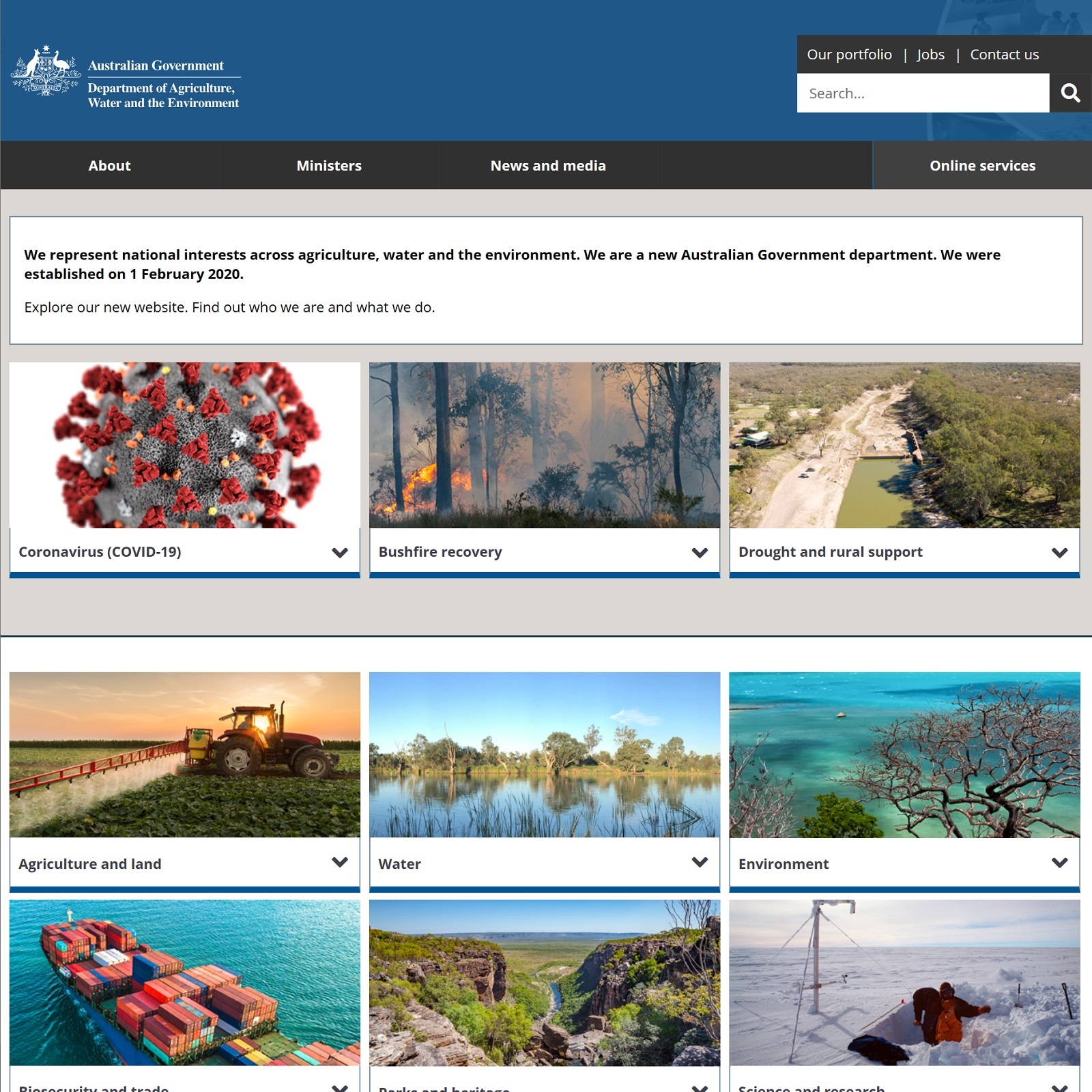 Department of Agriculture, Water and the Environment