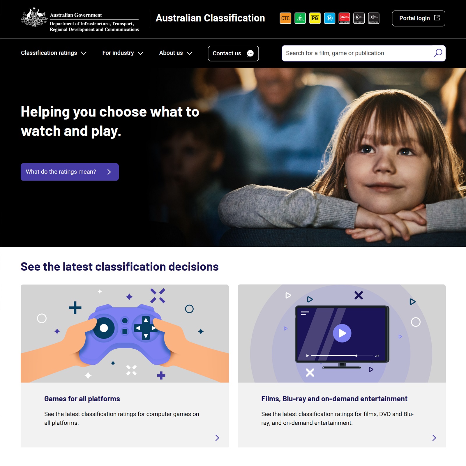Classification website