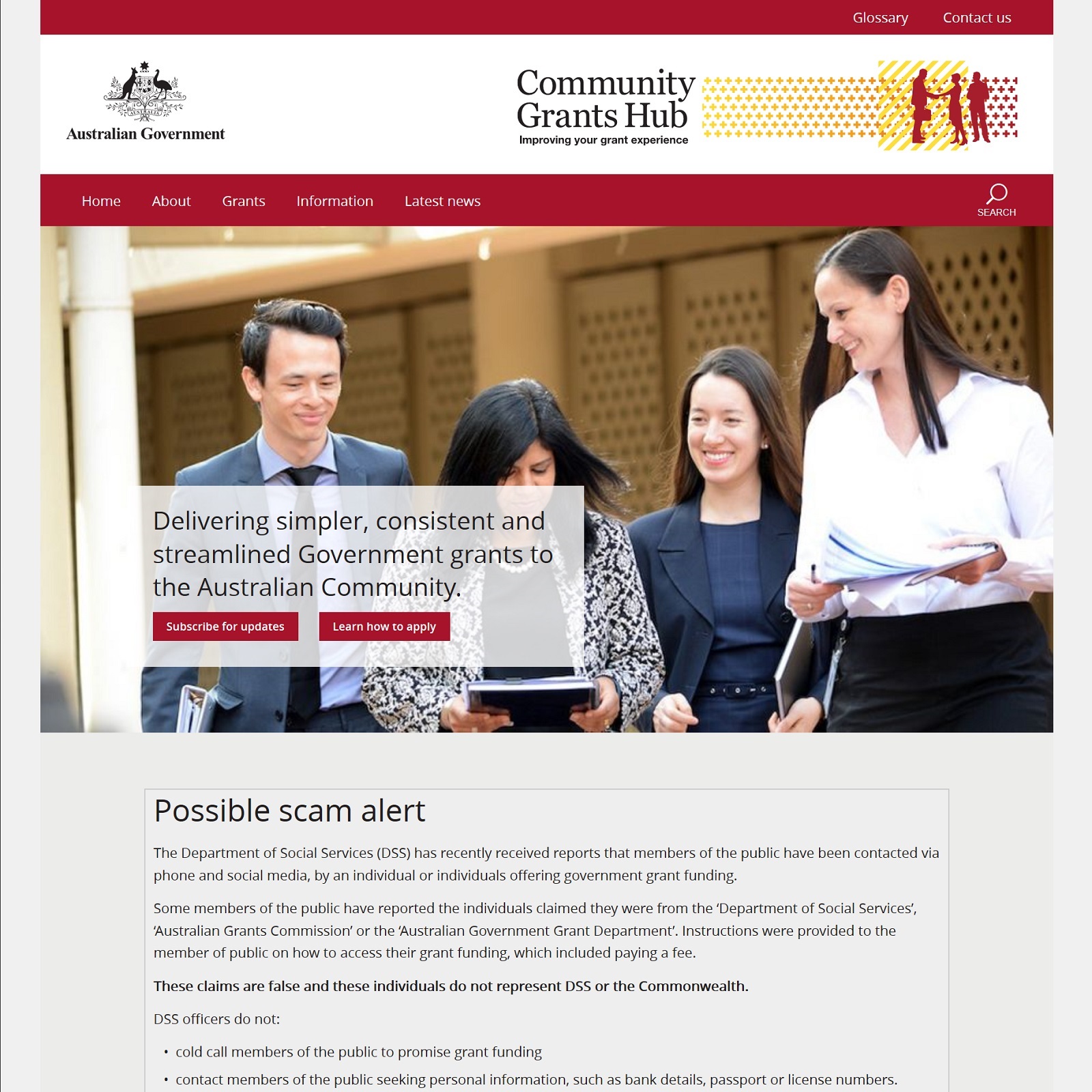 Community Grants HUB