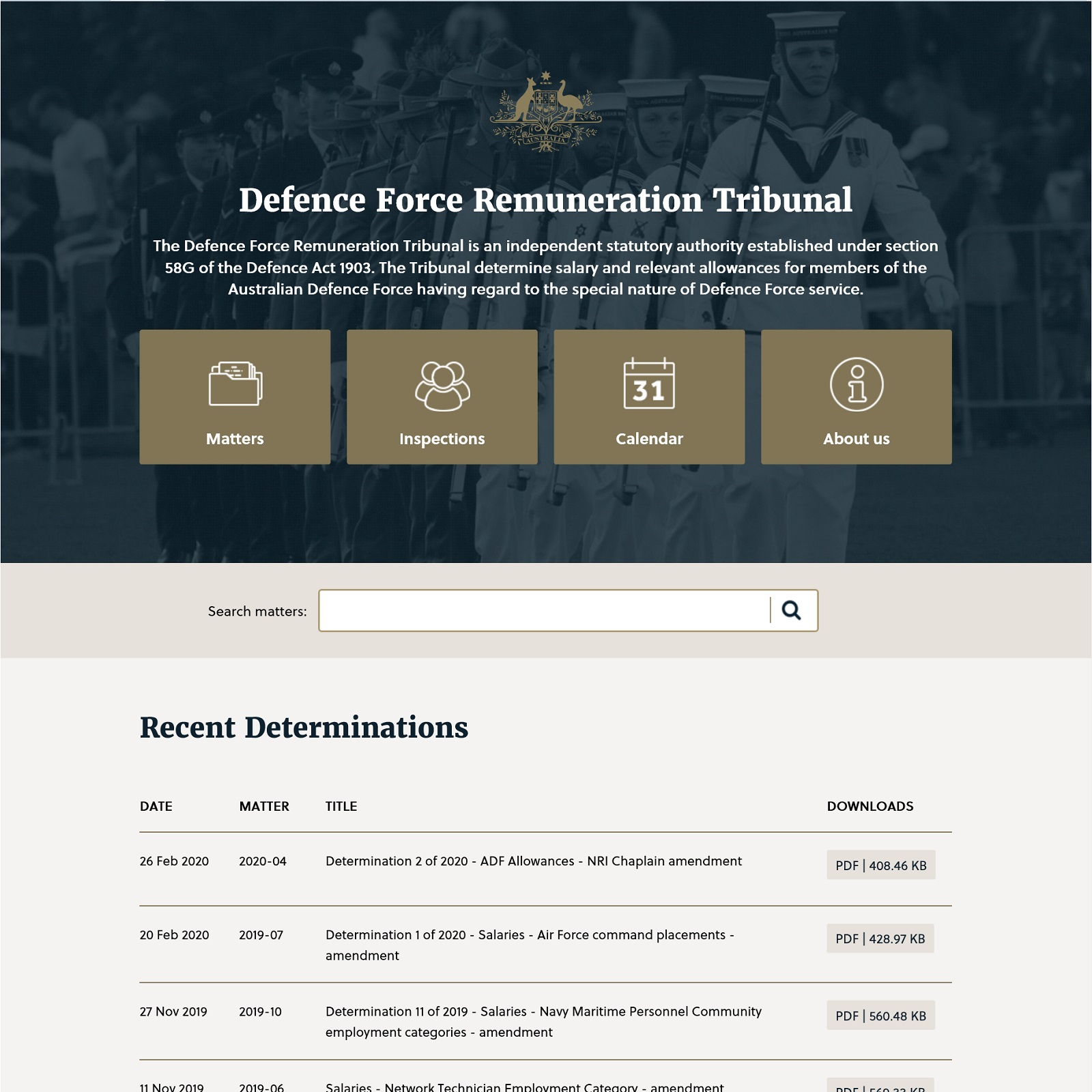 Defence Force Remuneration Tribunal