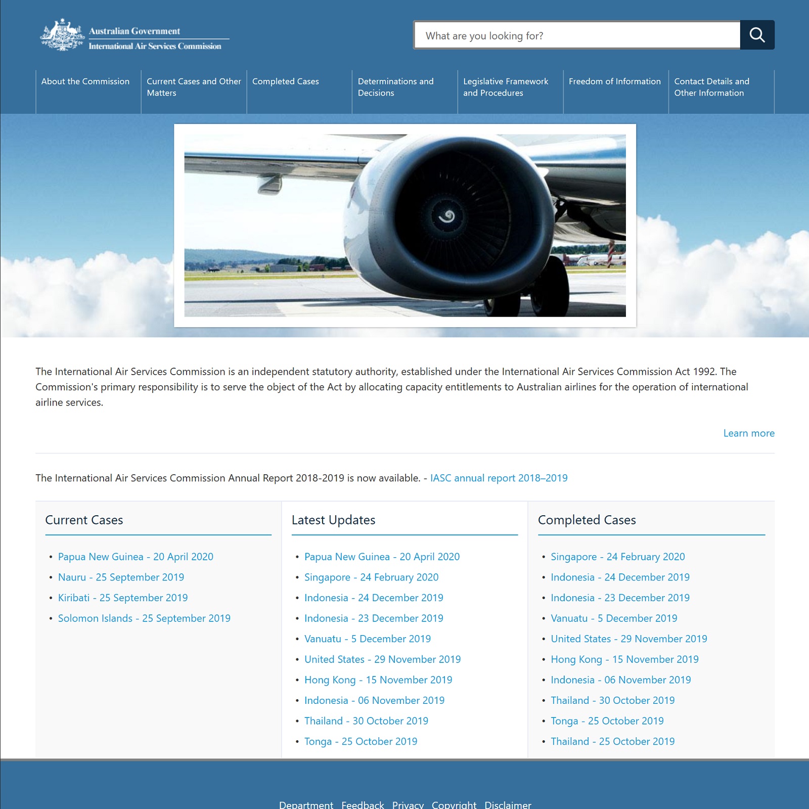 International Air Services Commission