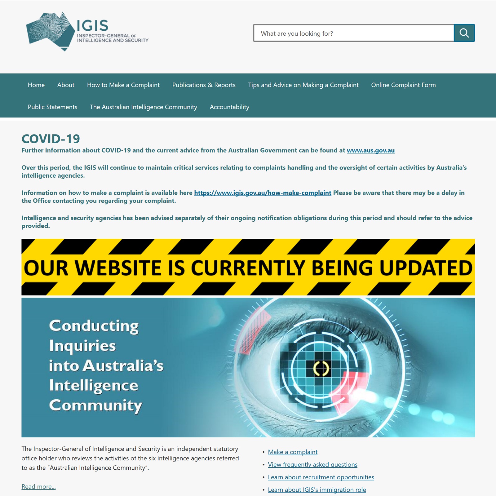 Office of Inspector-General of Intelligence and Security