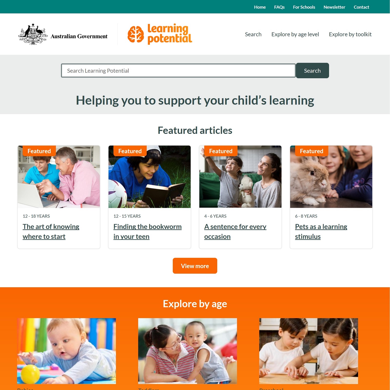 Learning Potential