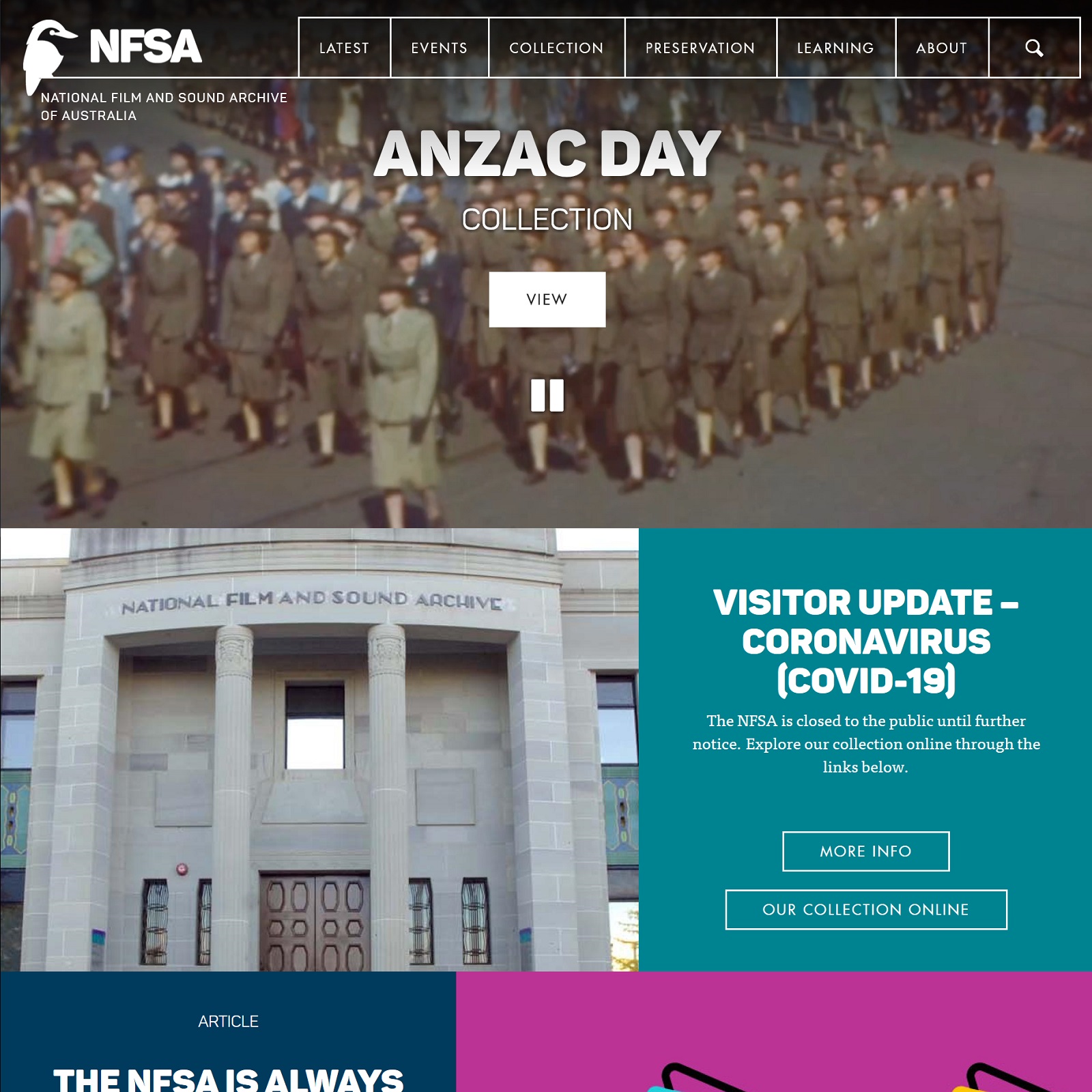 National Film and Sound Archive of Australia