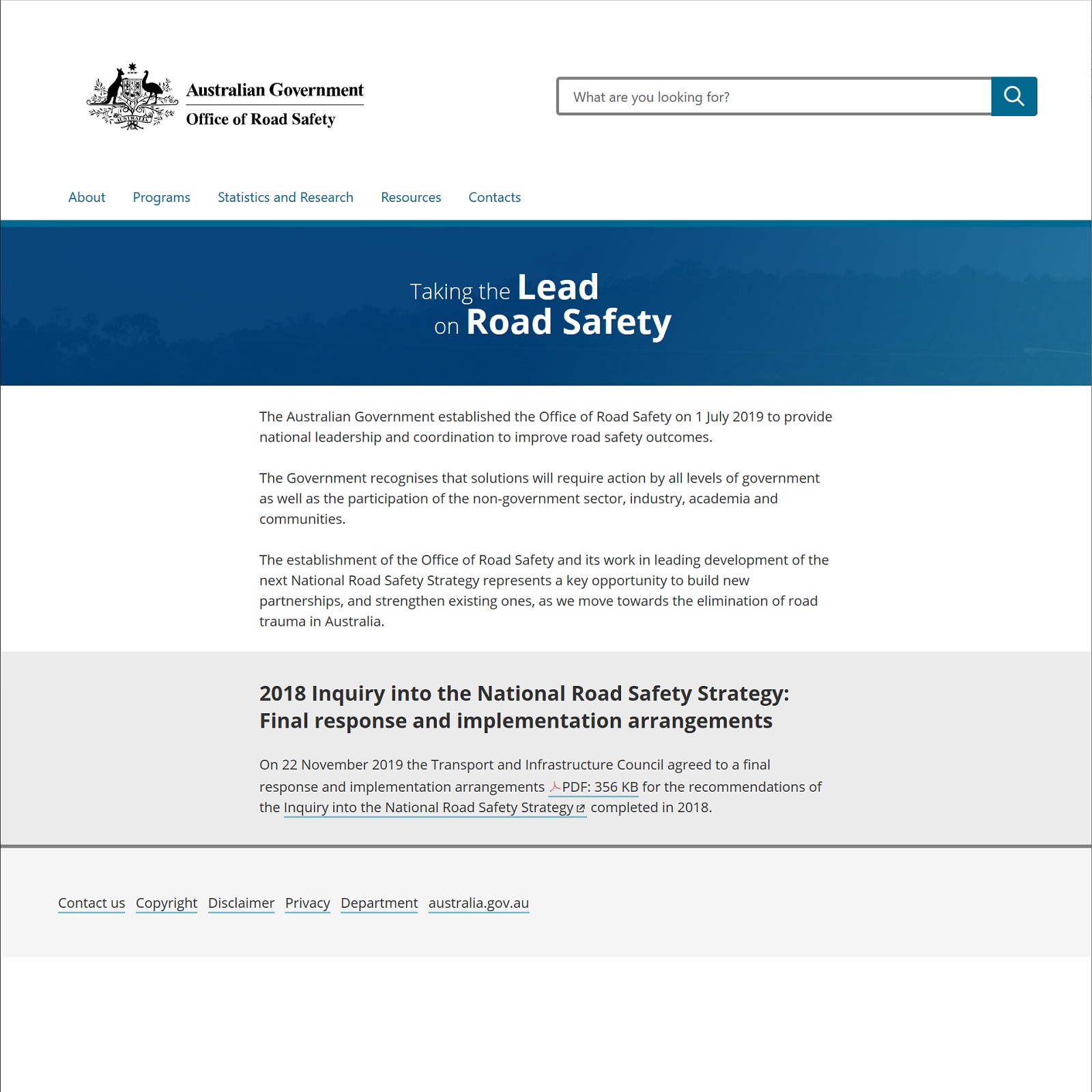 Office of Road Safety