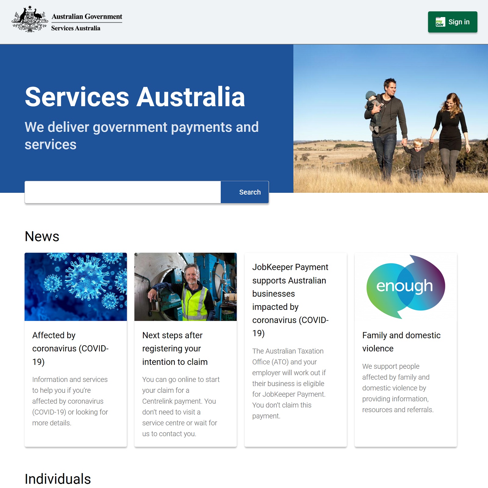 Services Australia