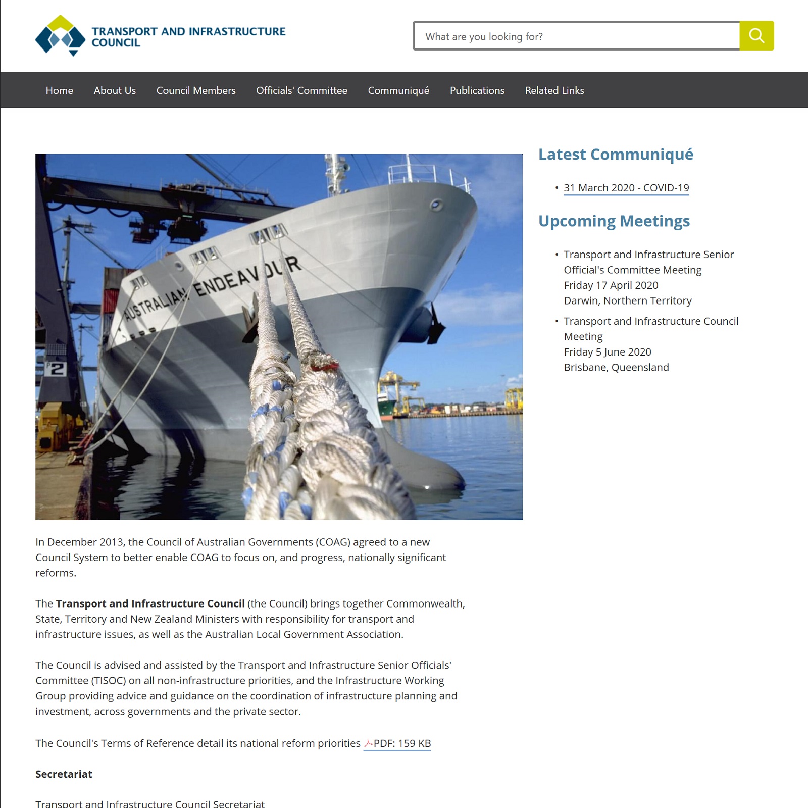 Transport Infrastructure Council