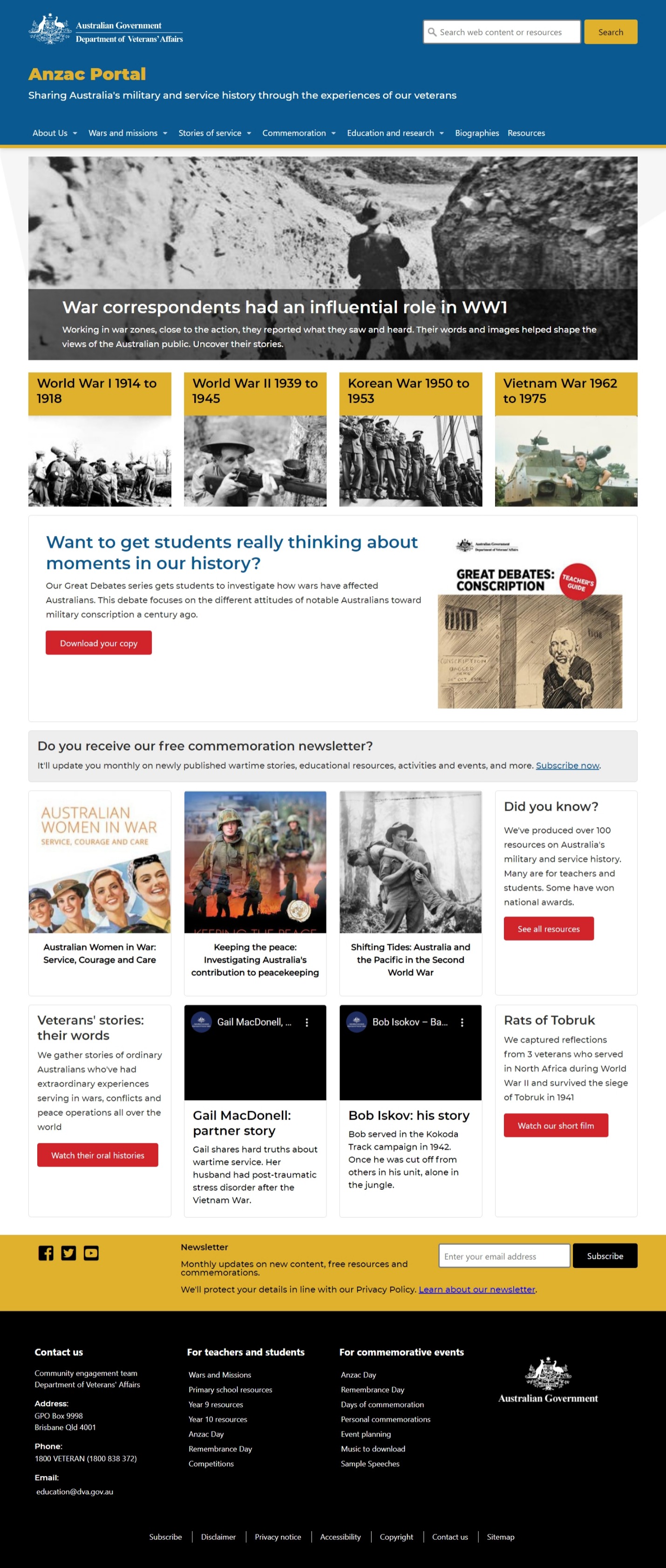 ANZAC Portal