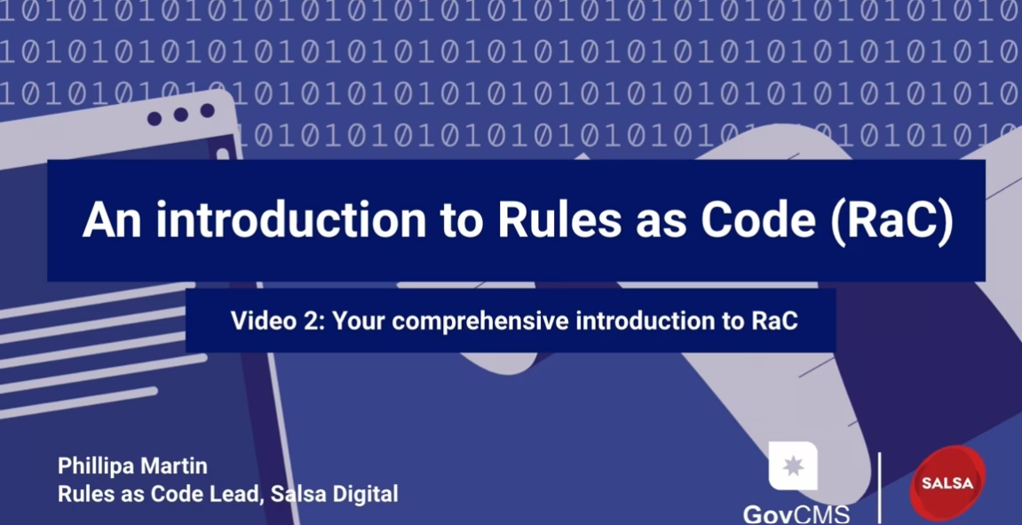 A comprehensive introduction to Rules as Code