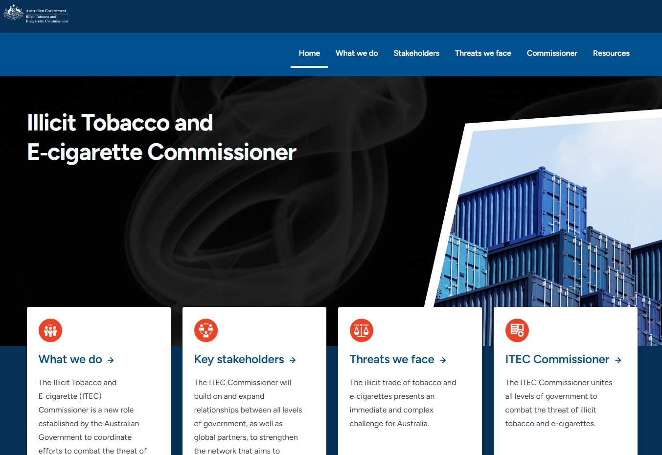 Illicit Tobacco and E-Cigarette Commissioner