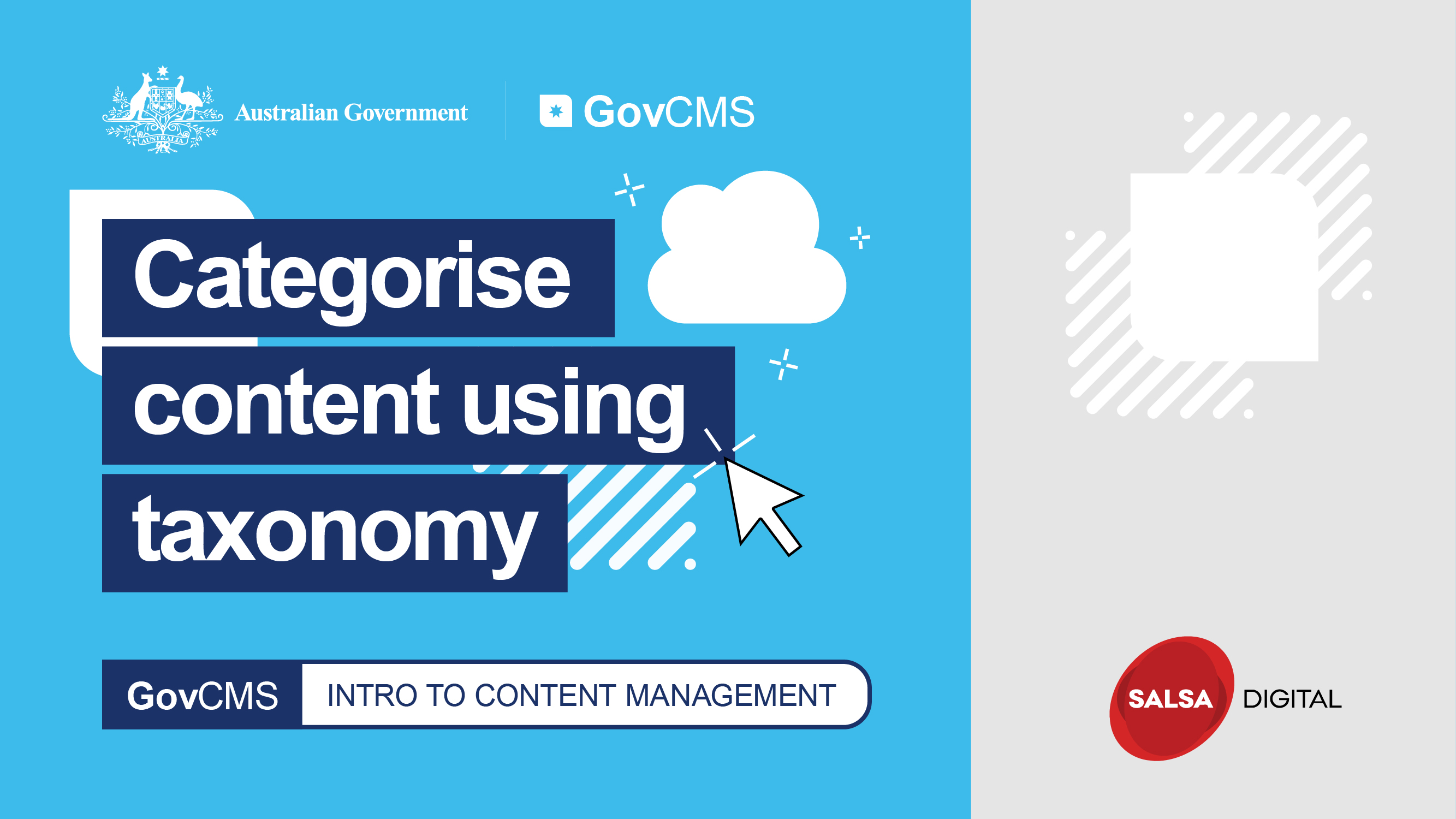 Categorise Content Using Taxonomy