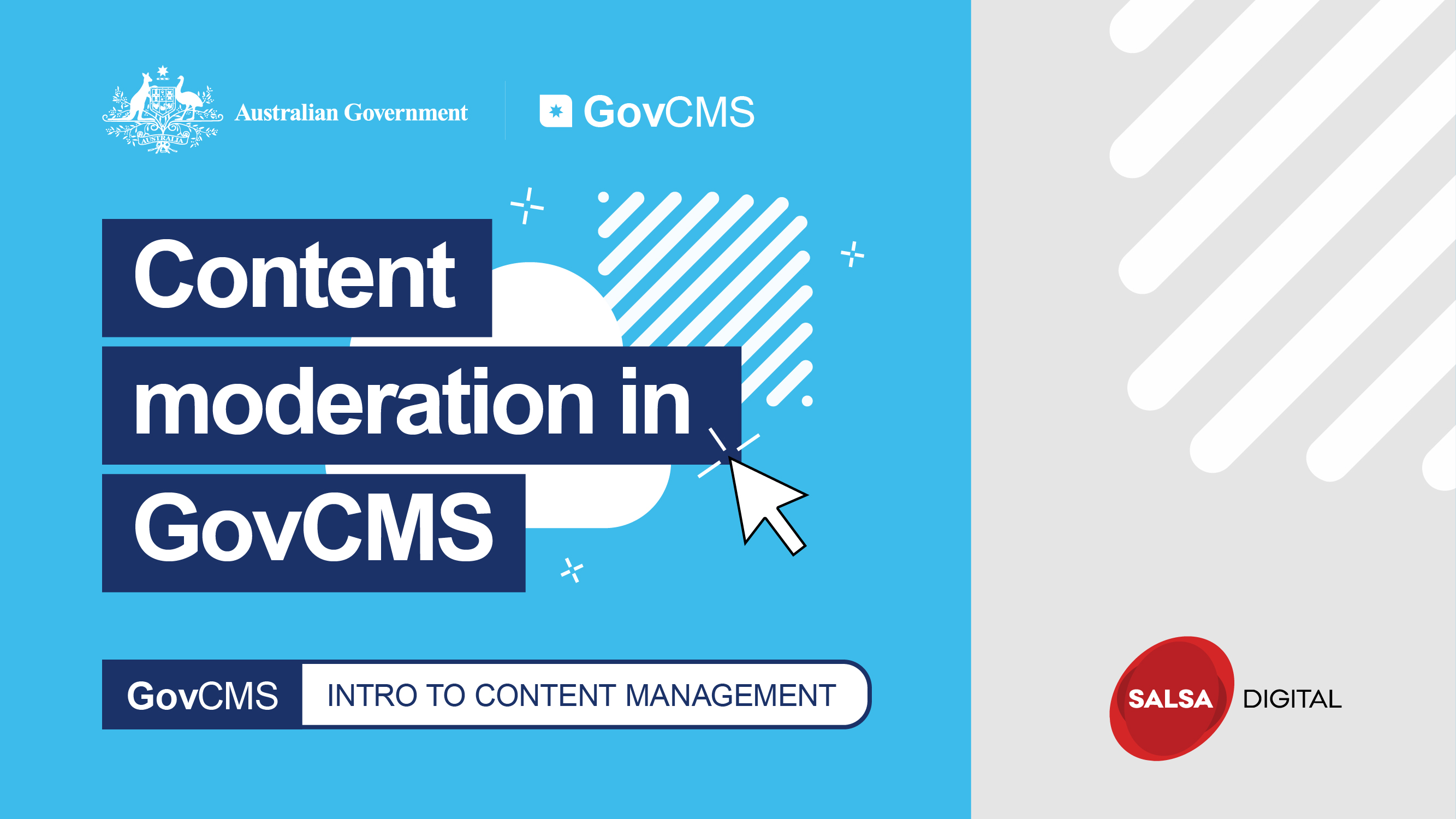 Content moderation in GovCMS