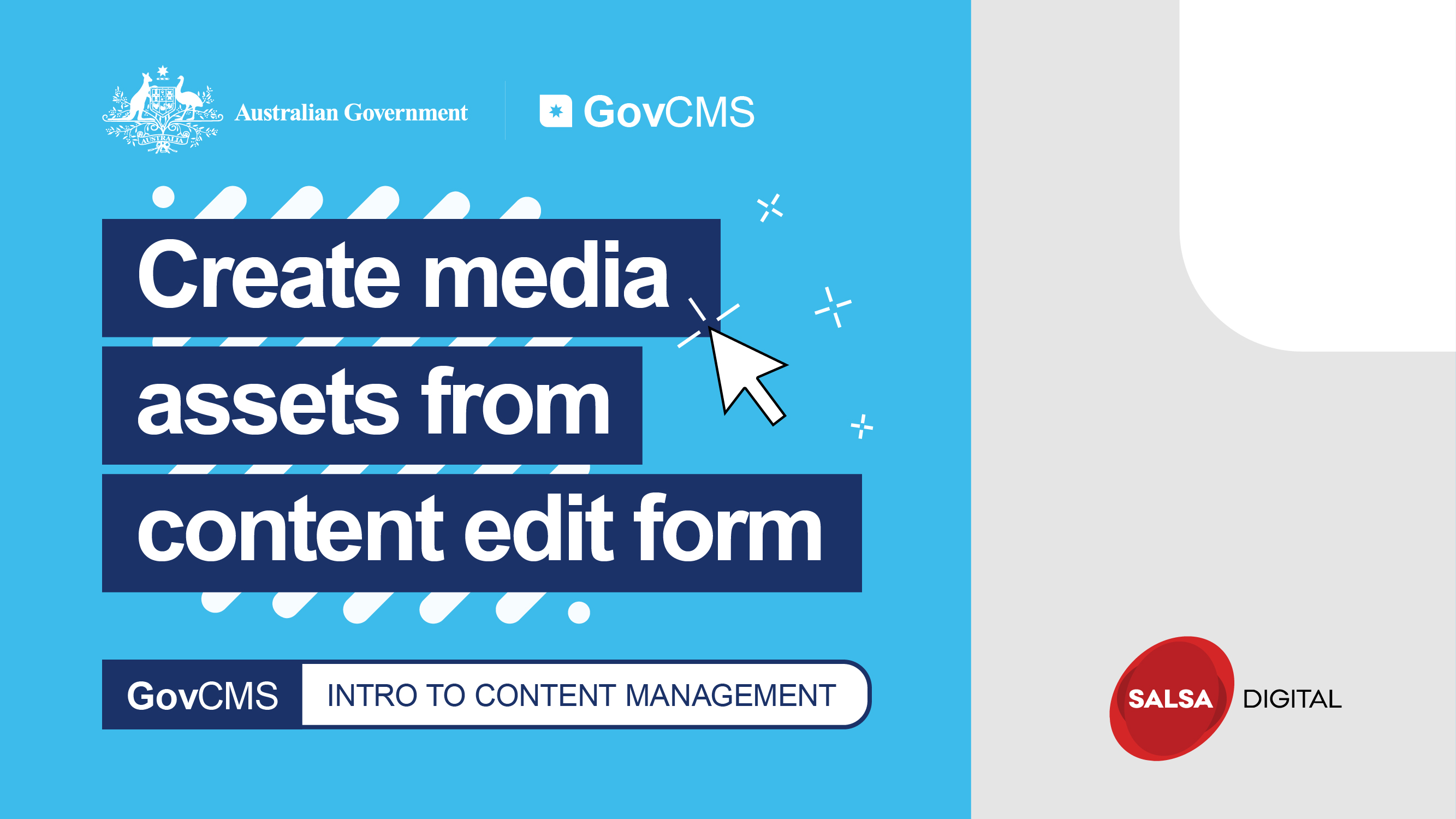 Create media assets from content edit form