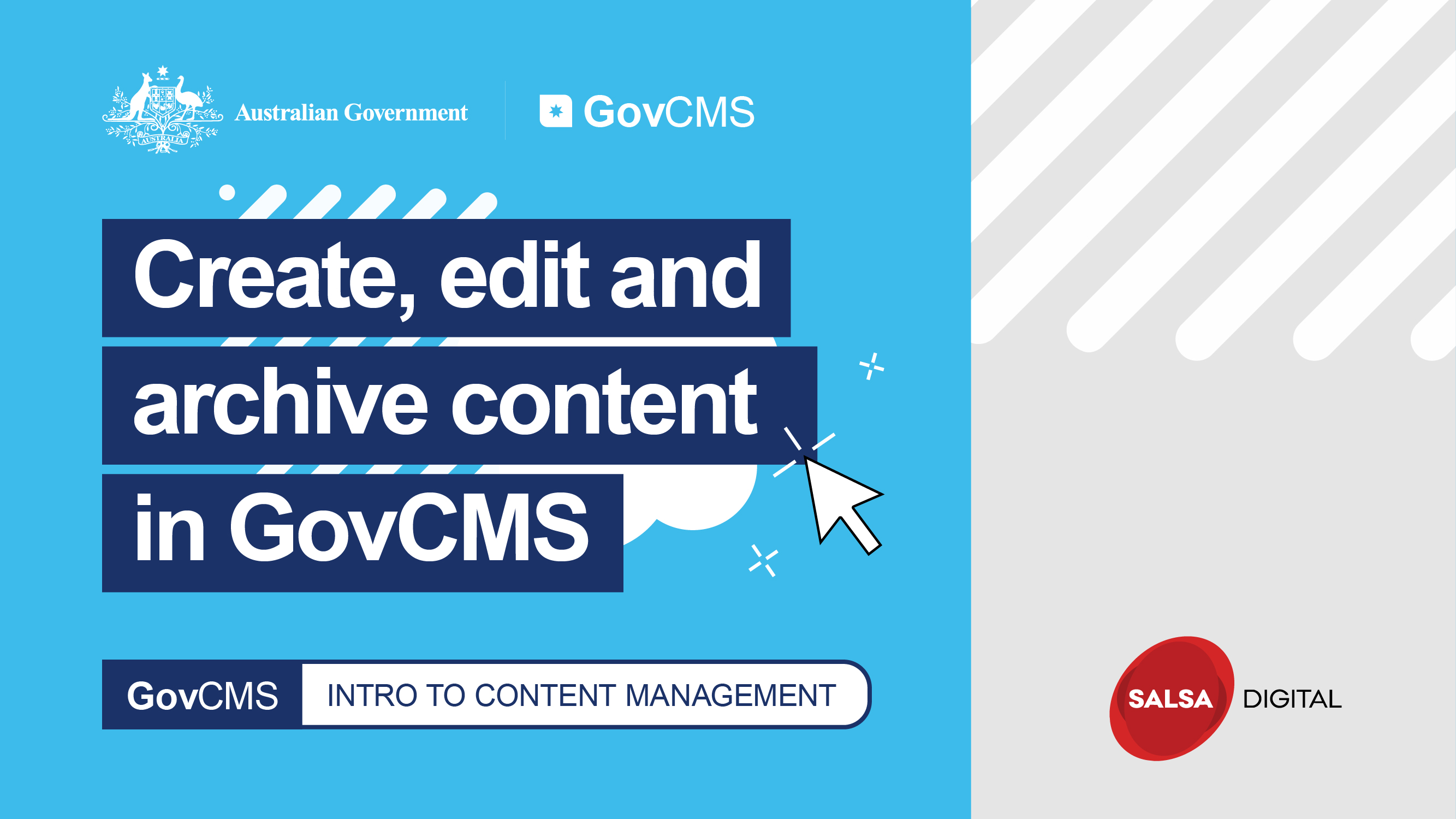 Create edit and archive content