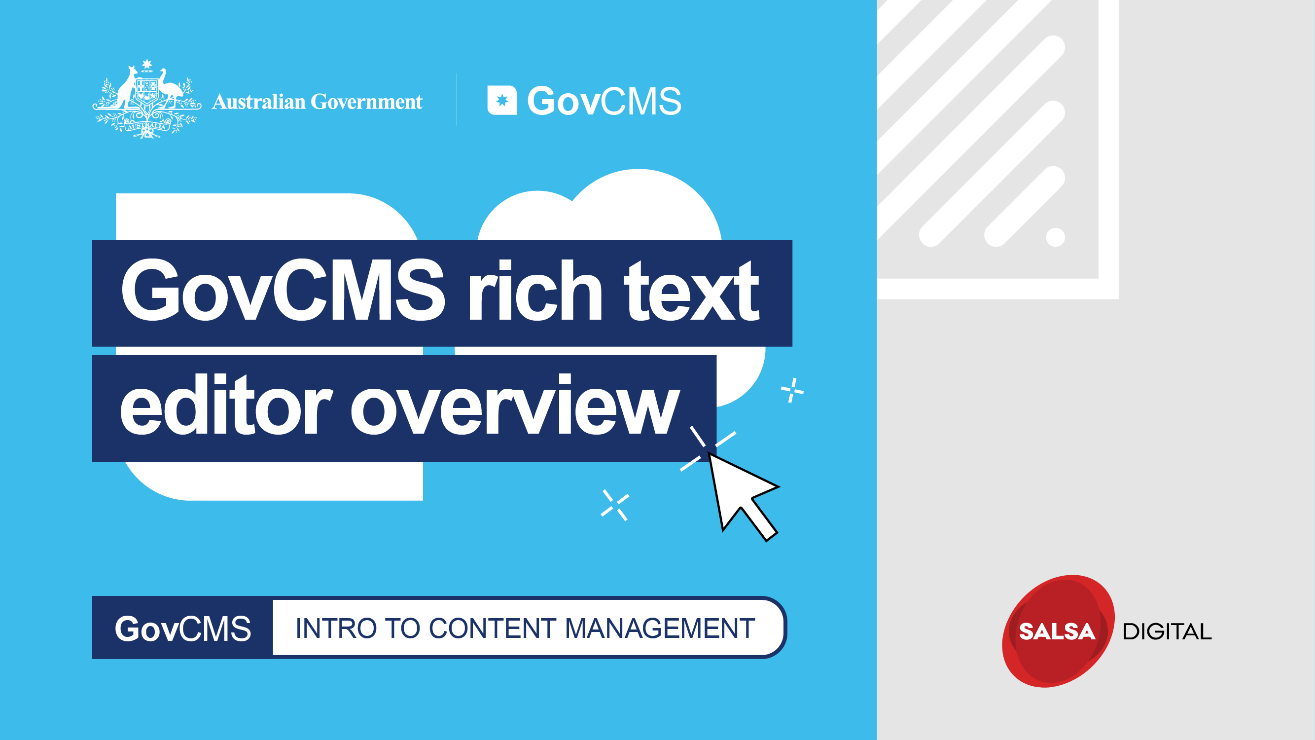 GovCMS rich text editor overview