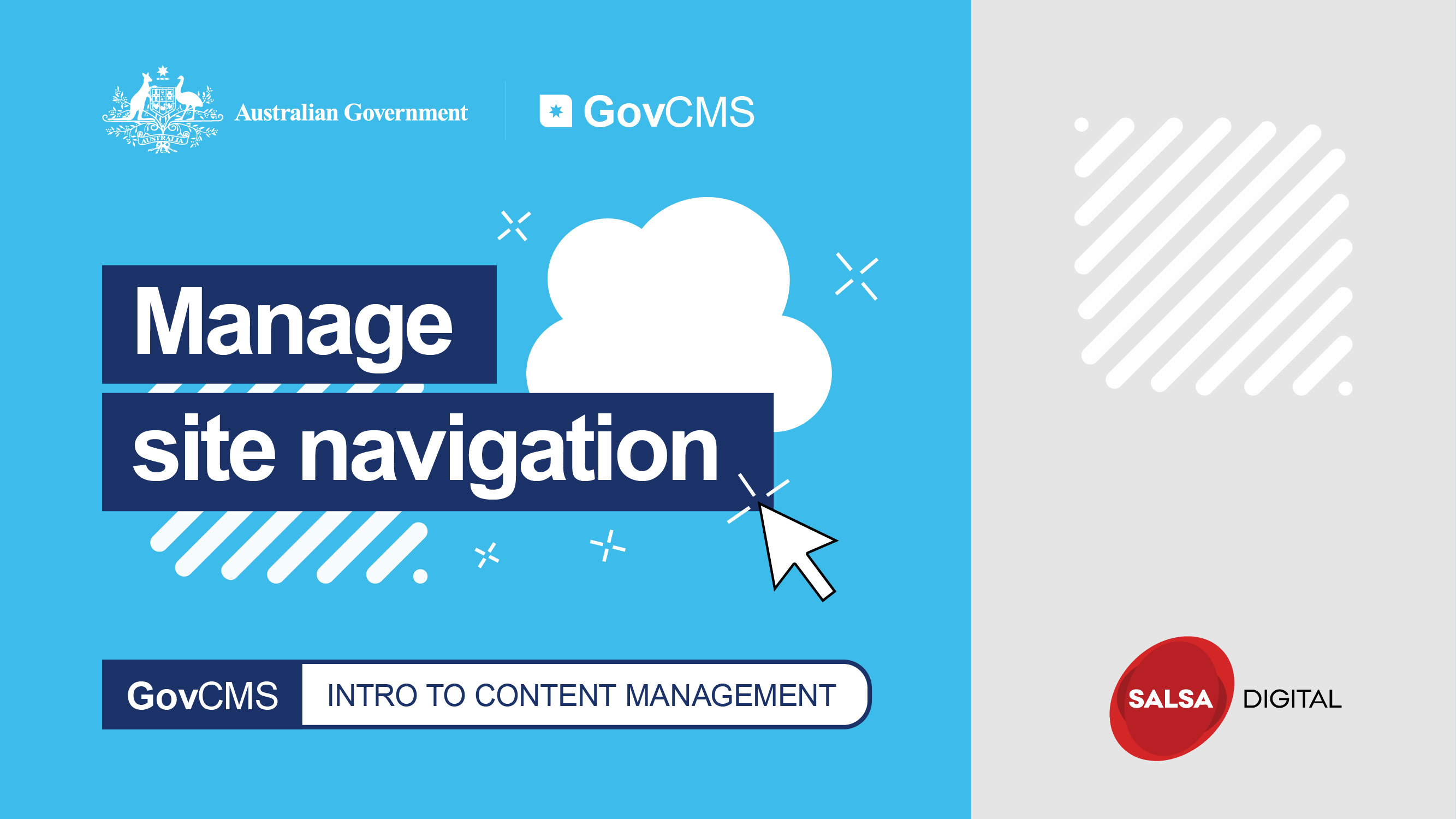 Manage site navigation
