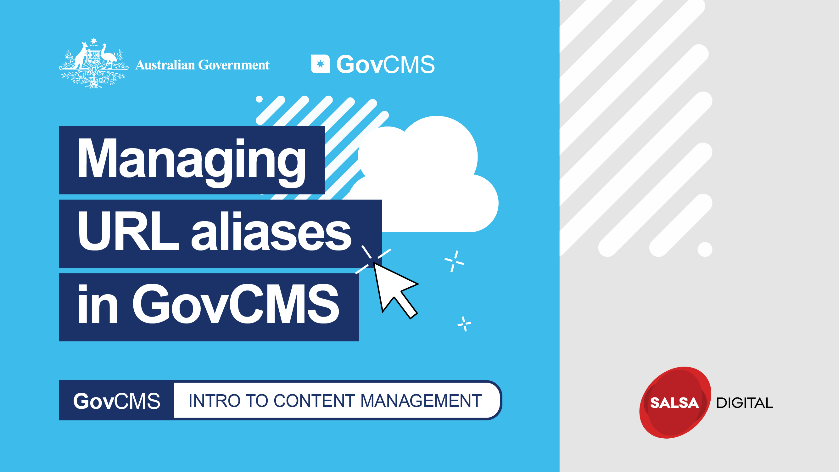 Managing url aliases in GovCMS