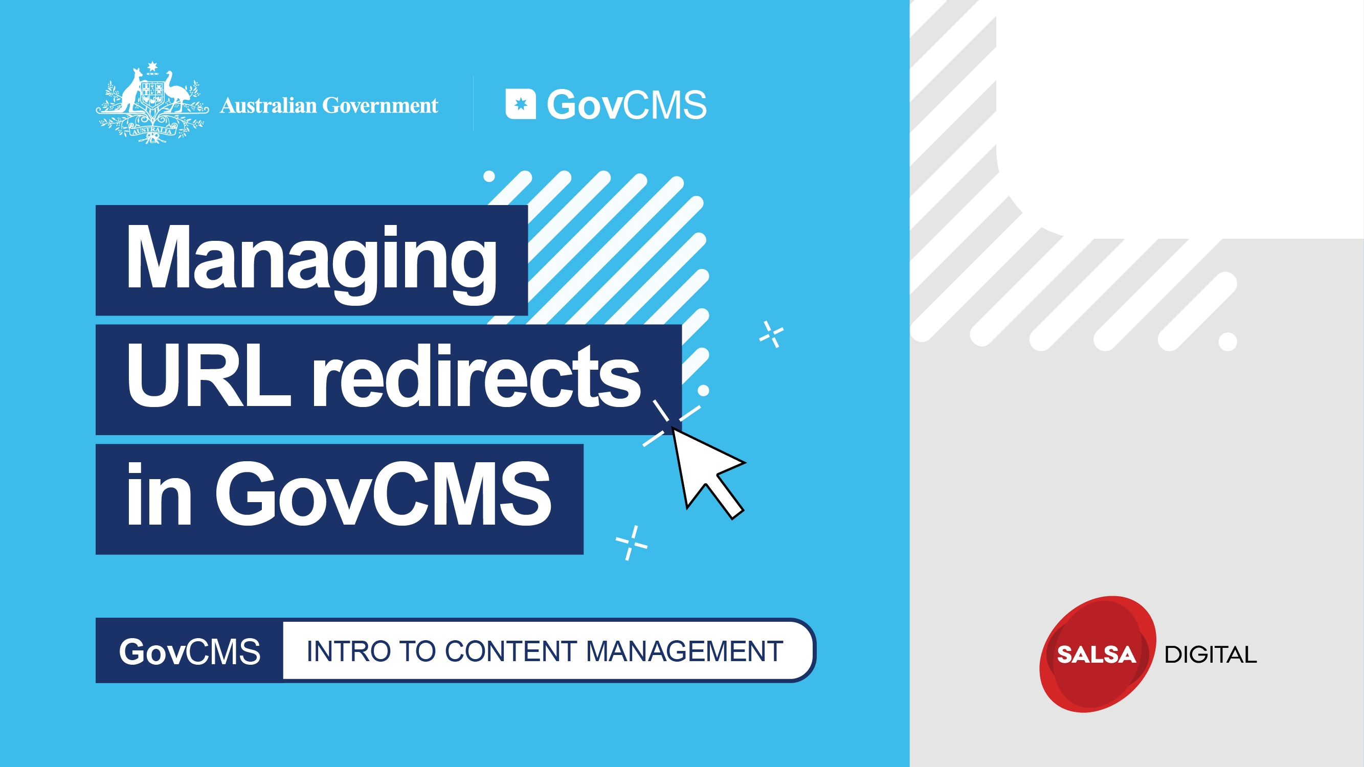 Managing url redirects in GovCMS
