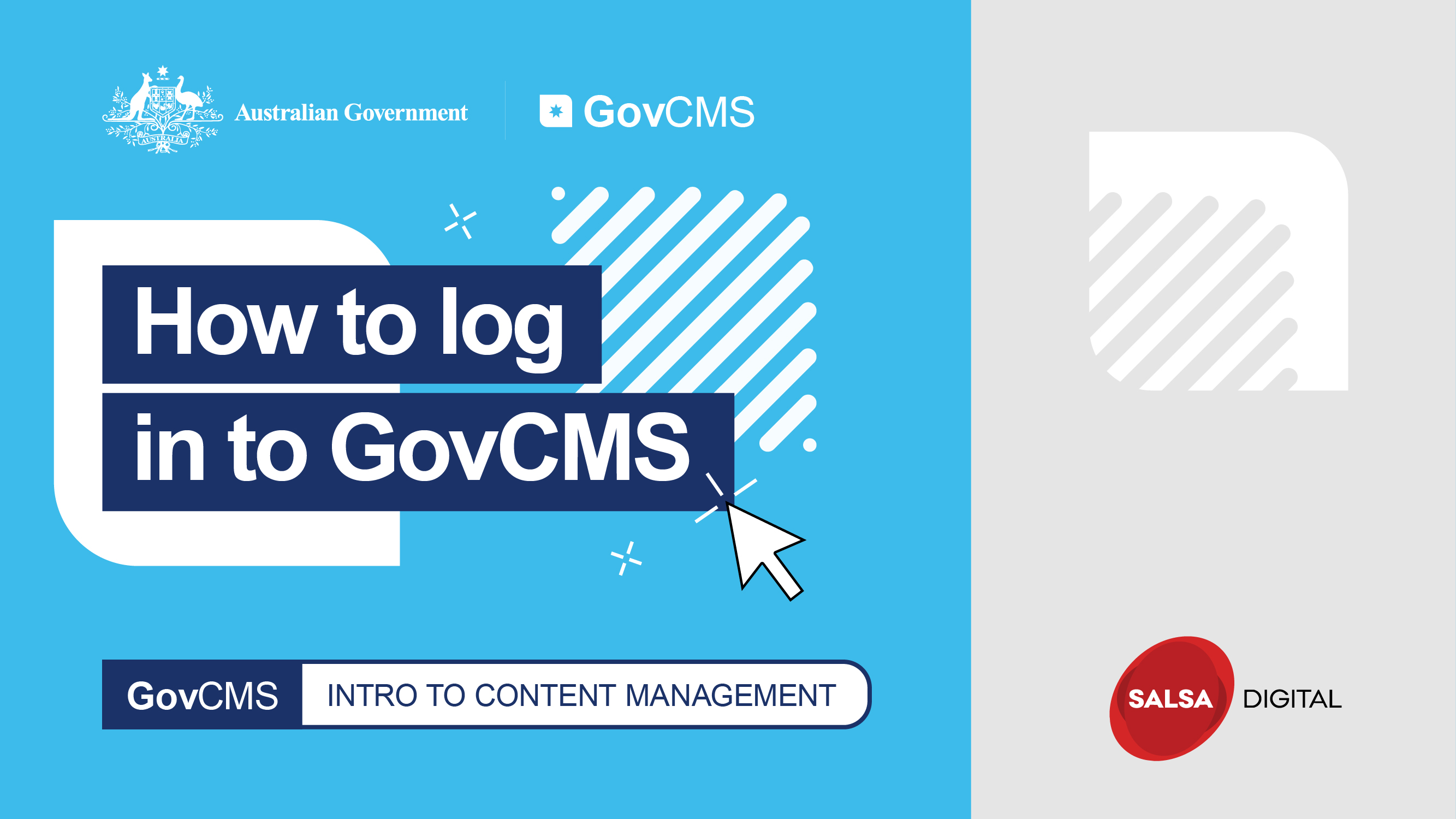 How to log in to GovCMS