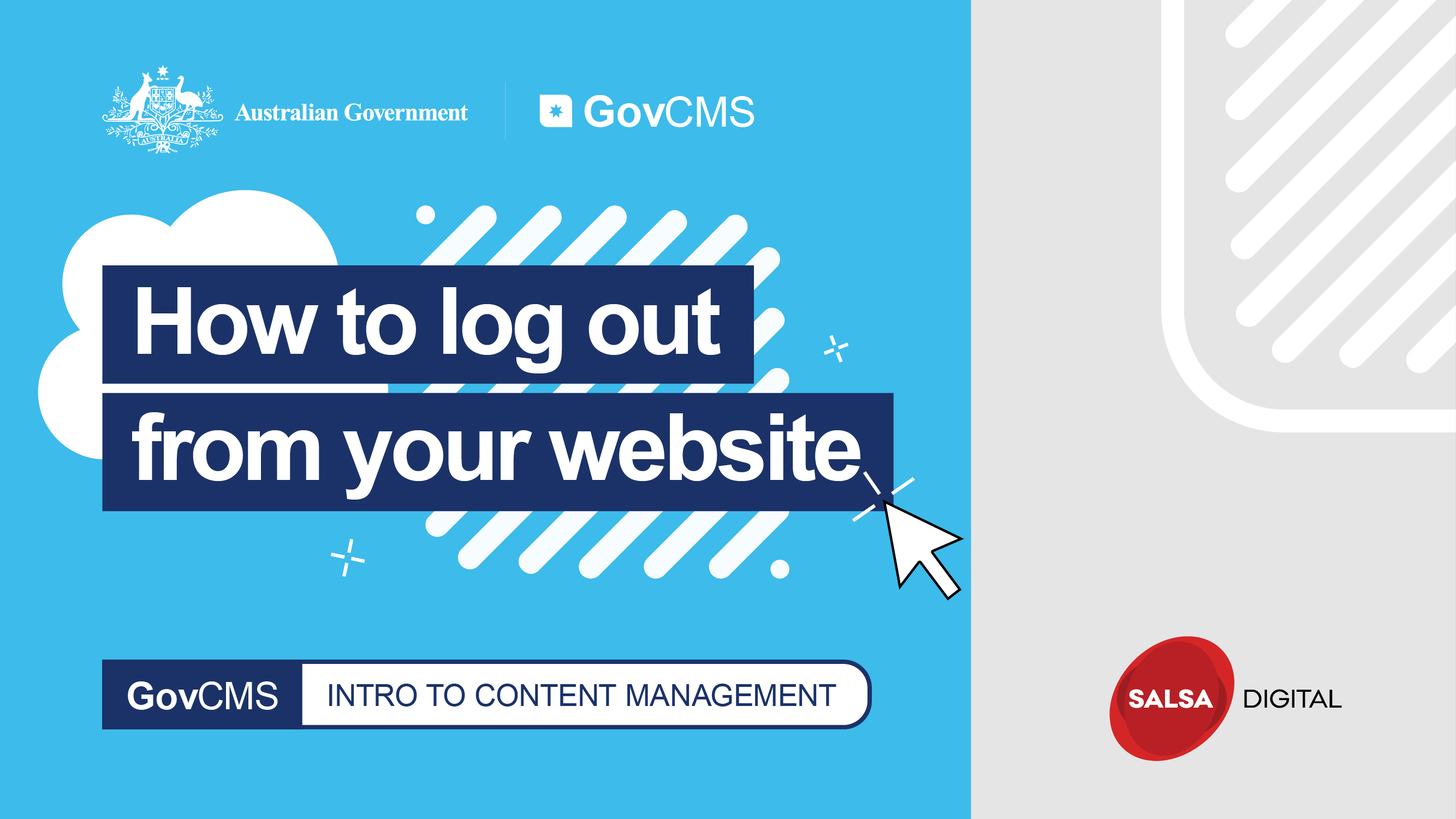 How to Log out from your website