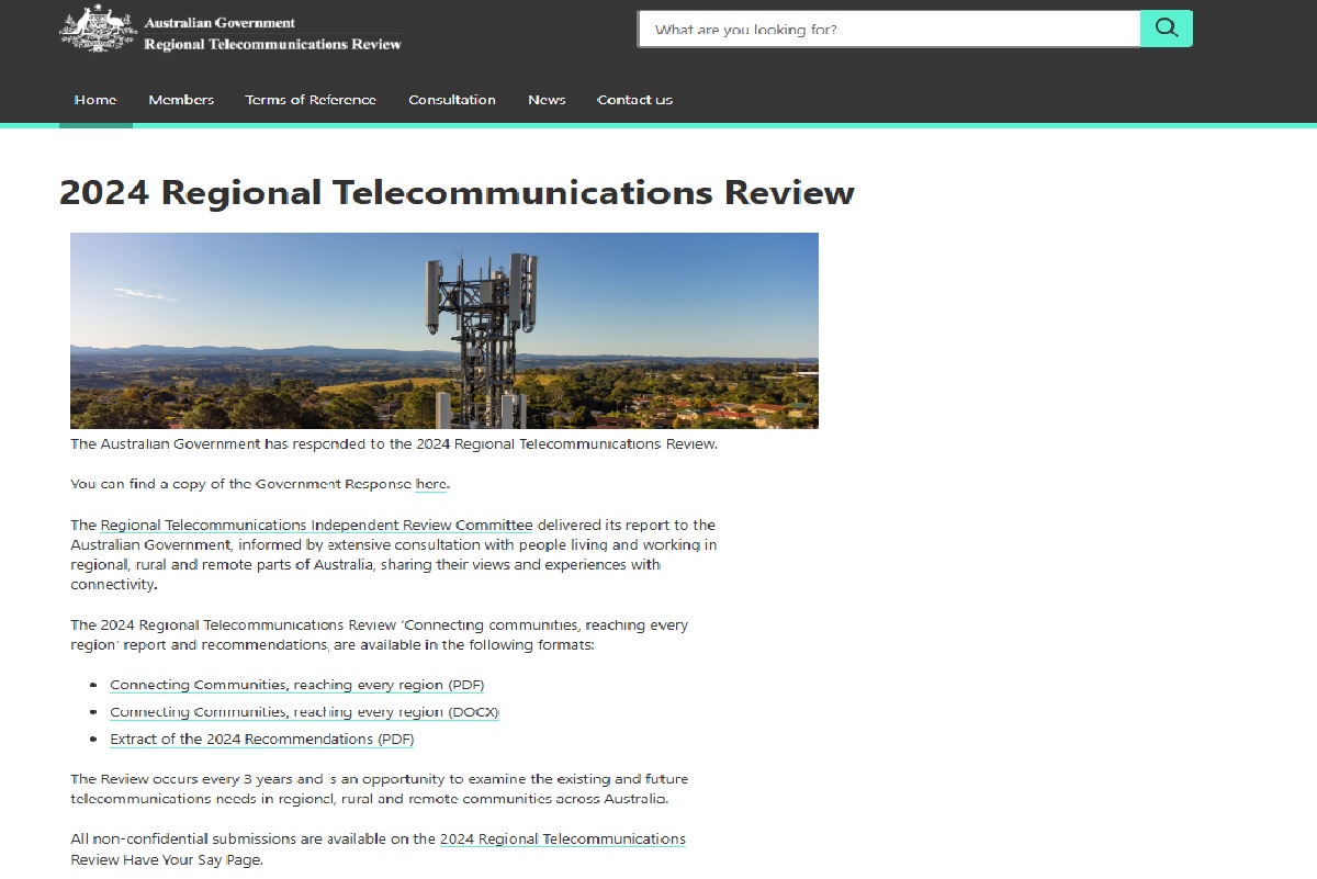 2024 Regional Telecommunications Review