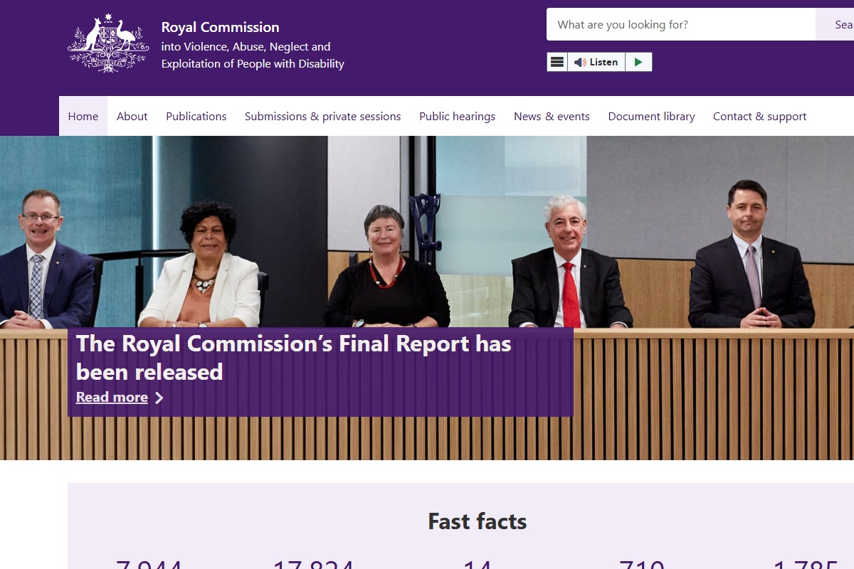 Disability Royal Commission