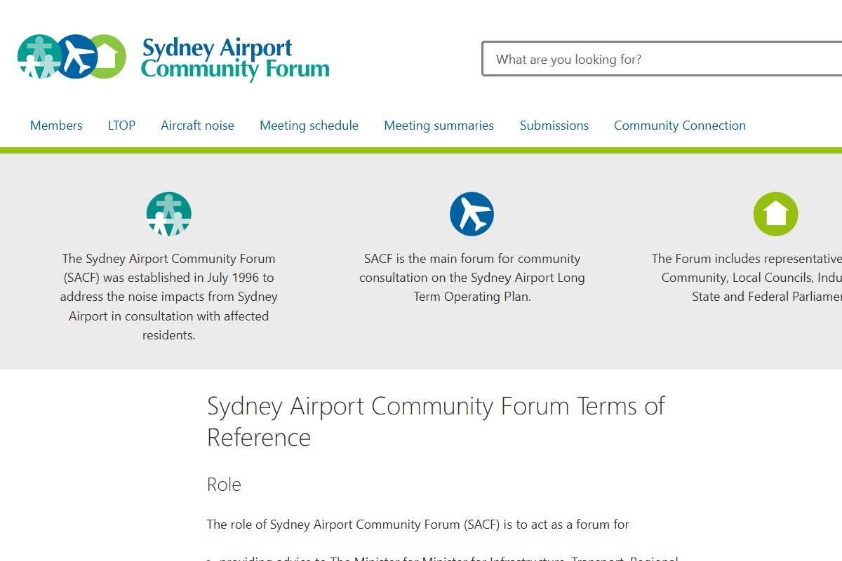 Sydney Airport Community Forum