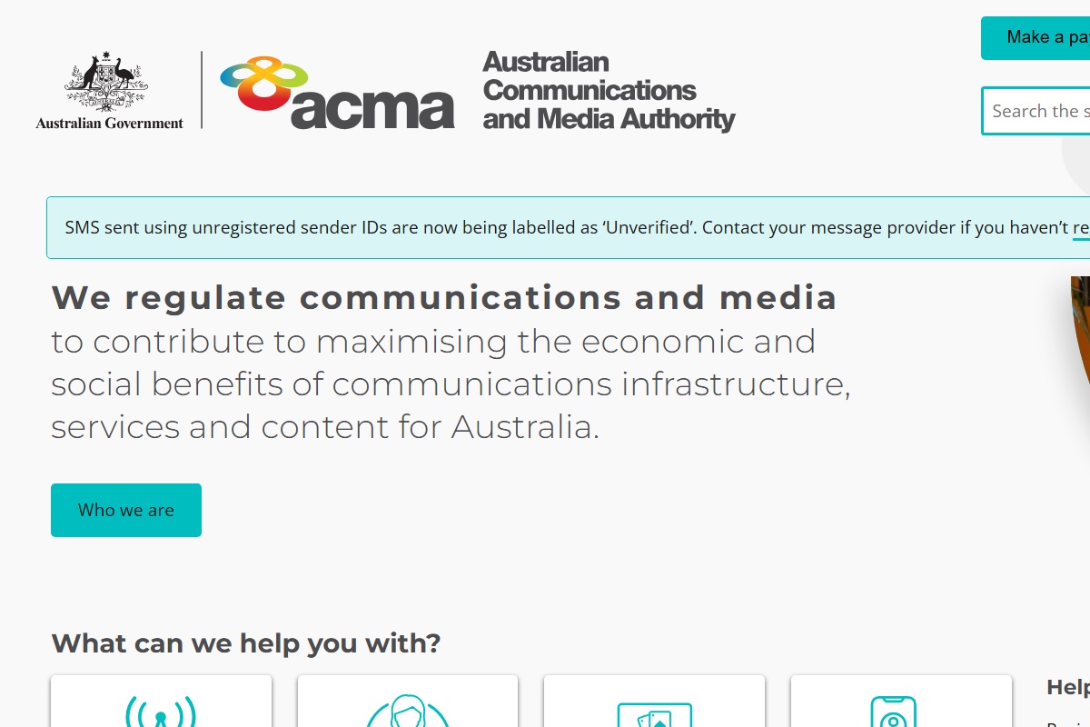 Australian Communications and Media Authority
