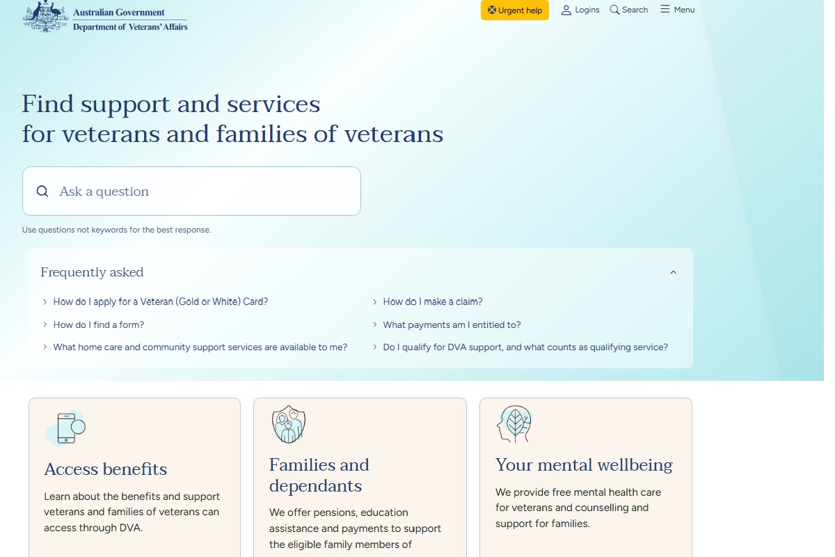 Department of Veterans' Affairs