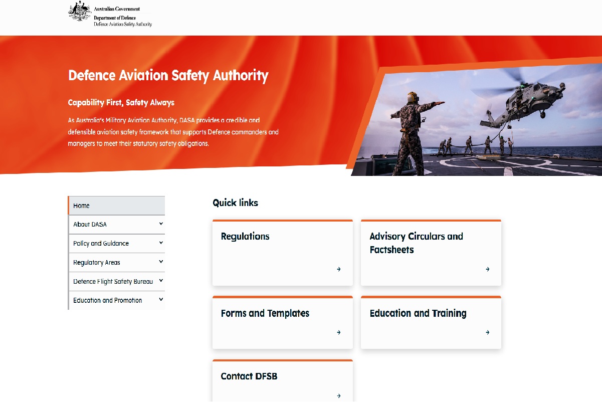 Defence Aviation Safety Authority (DASA)