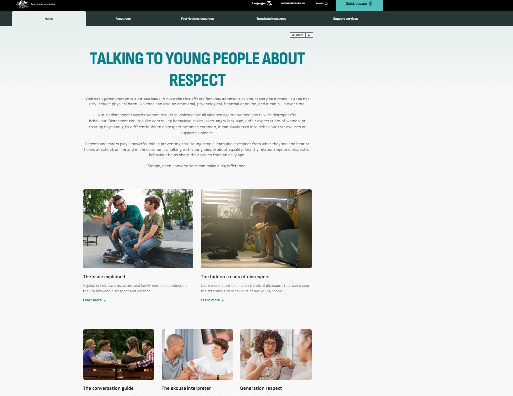 Stop it at the Start (SIATS) campaign site
