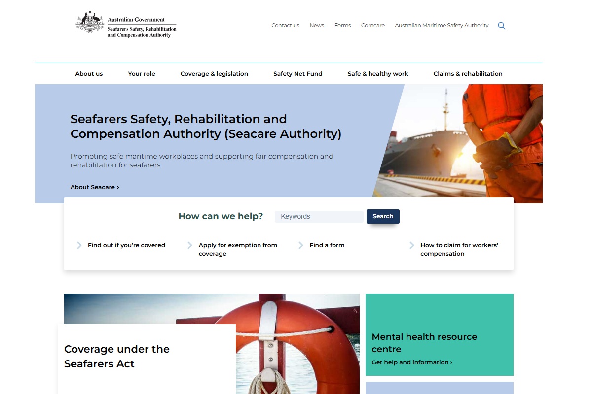 The Seafarers Safety, Rehabilitation and Compensation Authority (Seacare Authority)