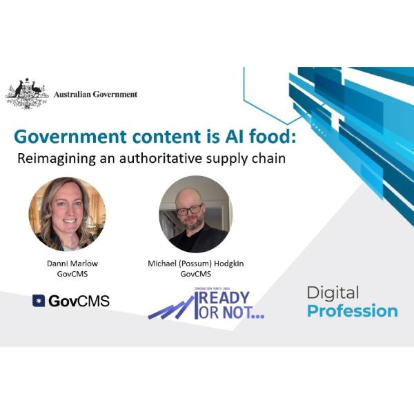 Government content is AI food: reimagining an authoritative supply chain