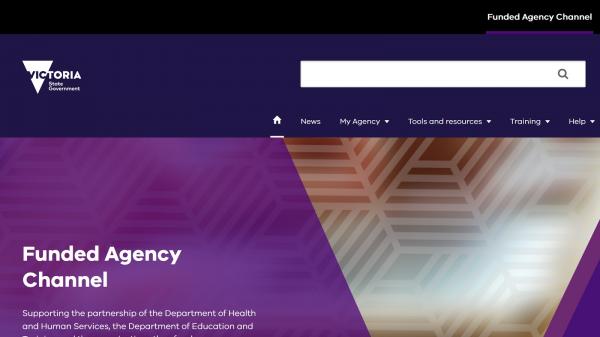 Funded Agency Channel website screenshot