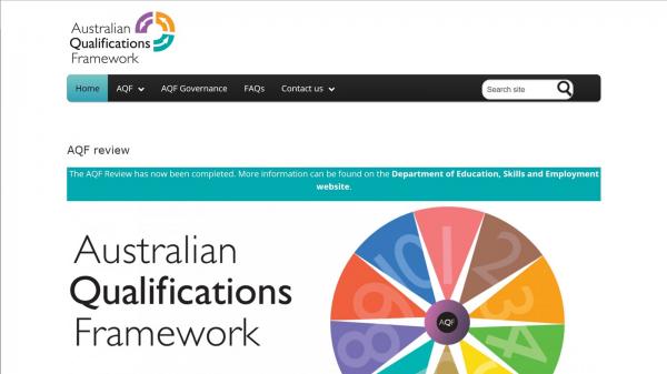 Australian Qualifications Frameworks