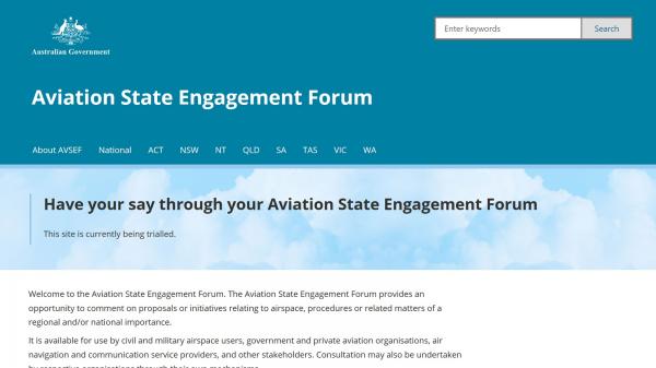 Aviation State Engagement Forum 