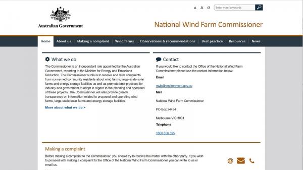 National Wind Farm Commissioner 