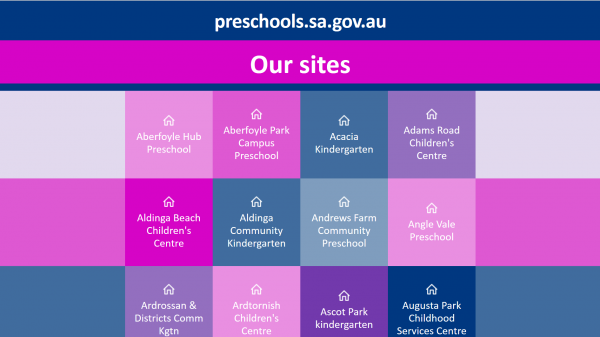 Preschools - South Australia
