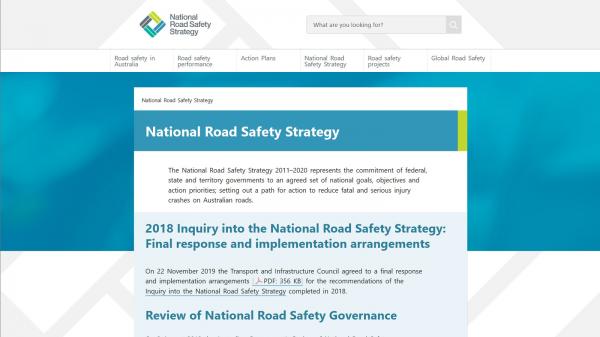 National Road Safety Strategy