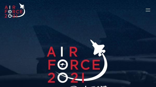 Air Force 100 home page screenshot