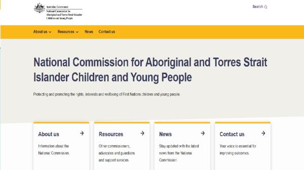 National Commission for Aboriginal and Torres Strait Islander Children and Young People