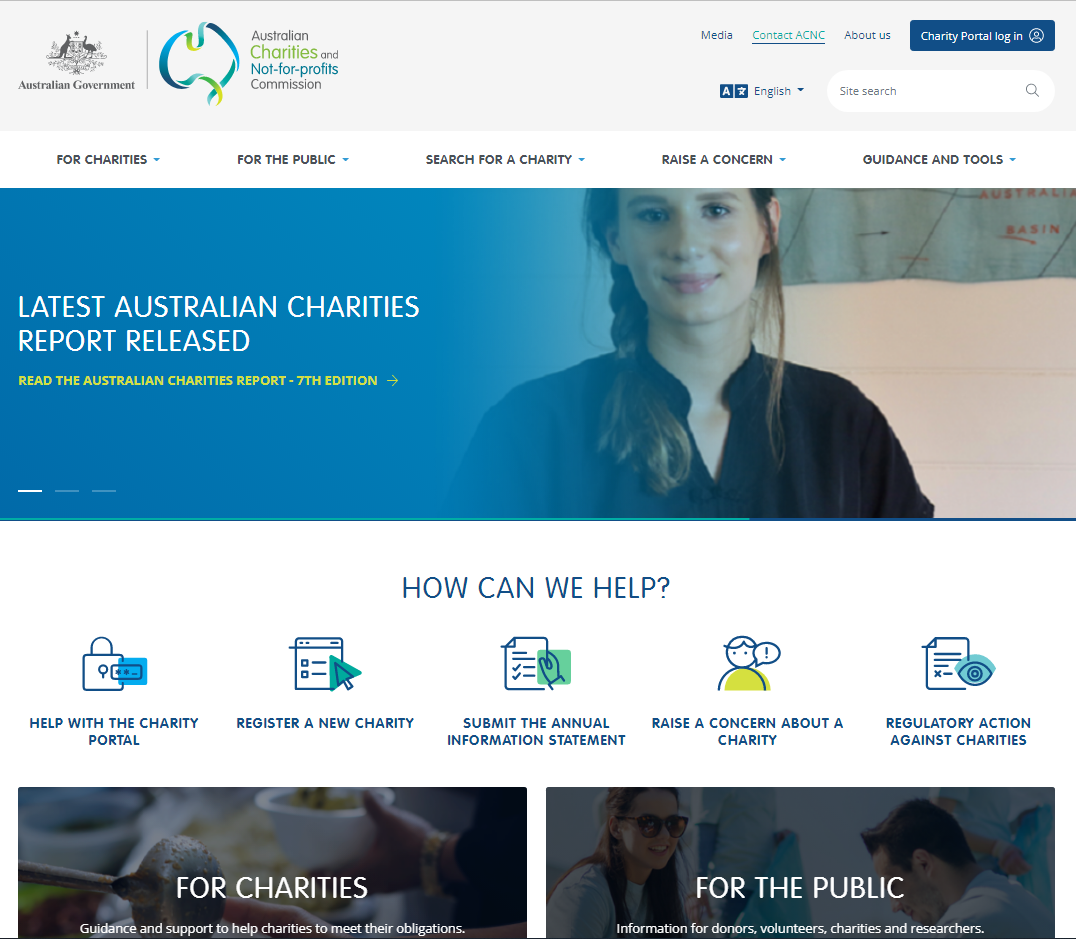 Australian Charities and Not-for-profits Commission (ACNC)
