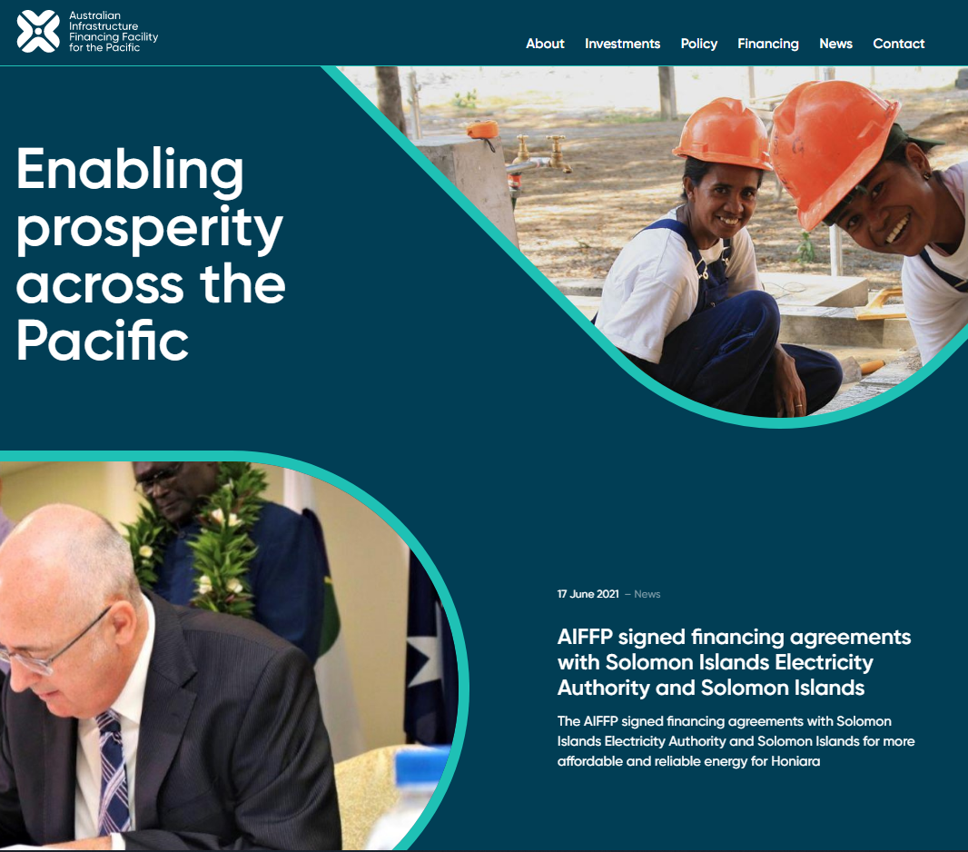 Australian Infrastructure Financing Facility for the Pacific