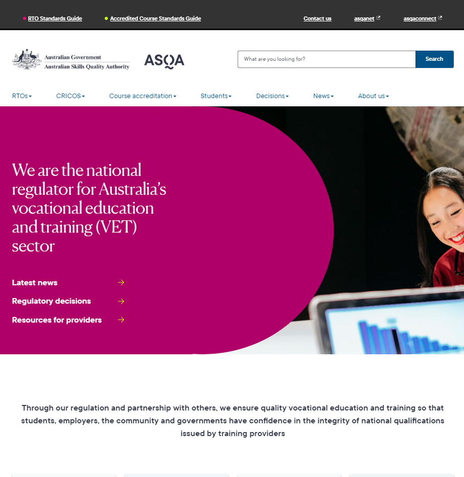 Australian Skills Quality Authority (ASQA)